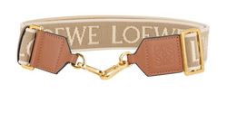 Loewe Anagram Bag Strap, Canvas/Leather, Tan/Beige, B/DB, 3*